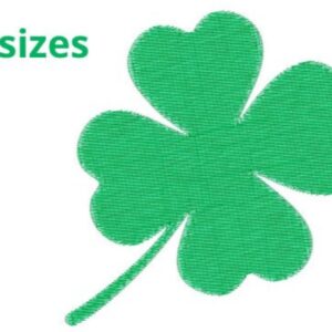 Cloverleaf Embroidery Design, 4 Sizes, Cloverleaf Embroidery, Irish Embroidery, Machine Embroidery Design, Instant Download