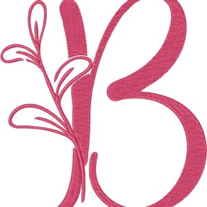 Letters B Embroidery Design, 5 sizes, Letters B Embroidery, Large Letters B Embroidery, Machine Embroidery Design, Letters B shapes Design, Instant