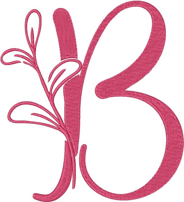 Letters B Embroidery Design, 5 sizes, Letters B Embroidery, Large Letters B Embroidery, Machine Embroidery Design, Letters B shapes Design, Instant
