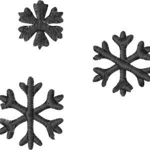 Snowflakes Embroidery Design, 7 sizes, Snowflakes Embroidery, Three Snowflakes Embroidery,Machine Embroidery Design,Snowflakes shapes Design,Instant