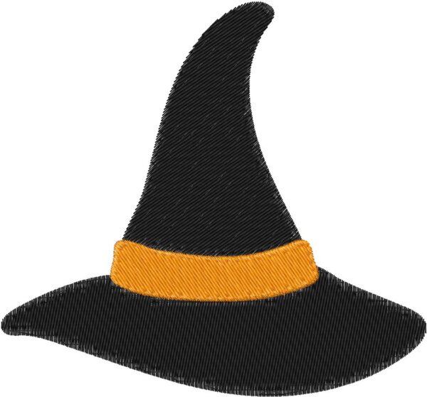 Witch Hat Embroidery Design, 7 sizes, Machine Embroidery Design, Witch Hat shapes Design, Instant