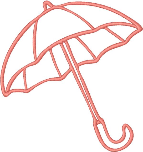 Umbrella Embroidery Design, 7 sizes, Umbrella Embroidery, Machine Embroidery Design, Umbrella shapes Design,Instant