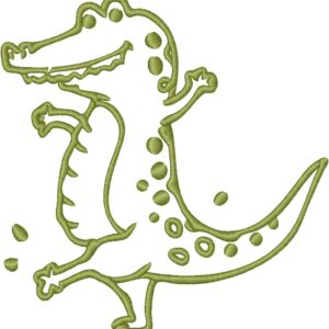 Crocodile Embroidery Design, 7 sizes, Crocodile Embroidery, Machine Embroidery Design, Crocodile shapes Design,Instant