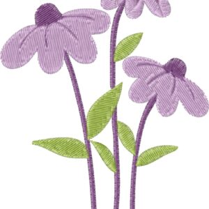 Flowers Embroidery Design, 7 sizes, Machine Embroidery Design, Flowers shapes Design, Instant