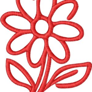 Flower Embroidery Design, 7 sizes, Machine Embroidery Design, Flower shapes Design,Instant