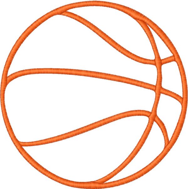 Basketball Embroidery Design, 7 sizes, Machine Embroidery Design, Basketball shapes Design,Instant