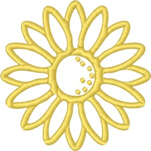 Sunflowers Embroidery Design, 7 sizes, Sunflower Embroidery, Machine Embroidery Design, Sunflower shapes Design,Instant