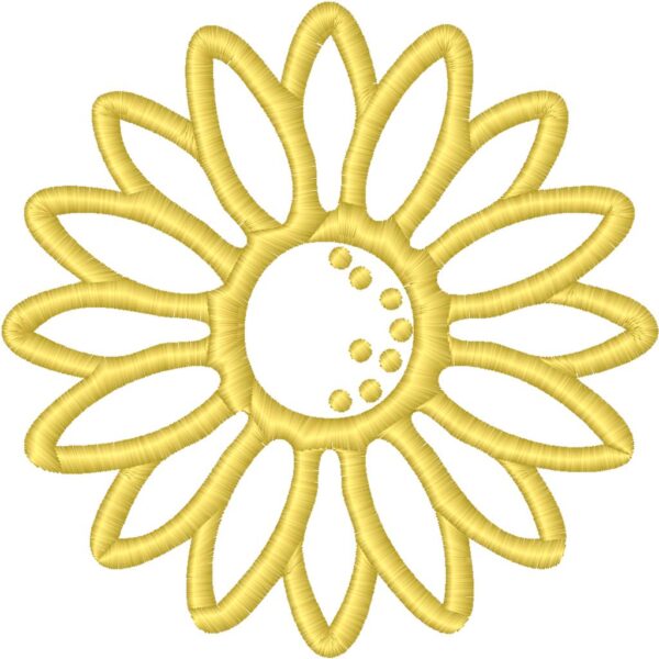 Sunflowers Embroidery Design, 7 sizes, Sunflower Embroidery, Machine Embroidery Design, Sunflower shapes Design,Instant