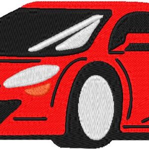 Sport Car Embroidery Design, 4 sizes, Machine Embroidery Design, Car shapes Design, Instant