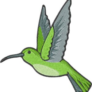 Hummingbird Embroidery Design, 3 sizes, Machine Embroidery Design, Hummingbird shapes Design, Instant