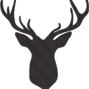 Deer Embroidery Design, 3 sizes, Machine Embroidery Design, Deer shapes Design, Instant