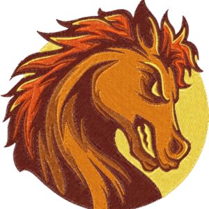 Horse Embroidery Design, 3 sizes, Horse Embroidery, Machine Embroidery Design, Horse shapes Design,Instant