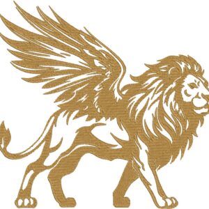 Lion Embroidery Design, 3 sizes, Machine Embroidery Design, Lion shapes Design, Instant