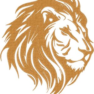 Lion Embroidery Design, 3 sizes, Machine Embroidery Design, Lion shapes Design, Instant