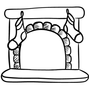 Fireplace Design, 7 sizes, Machine Embroidery Design, Fireplace shapes Design, Instant