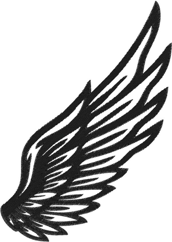 Wings Embroidery Design, 3 sizes, Machine Embroidery Design, Wings shapes Design, Instant