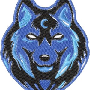 Wolf Embroidery Design, 3 sizes, Machine Embroidery Design, Wolf shapes Design, Instant