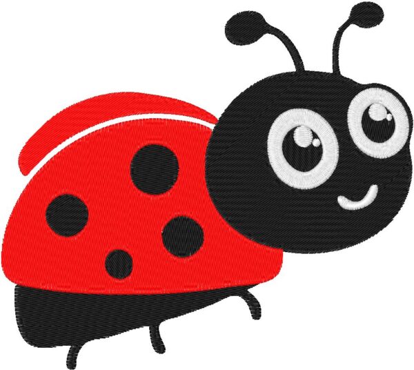 Ladybug Embroidery Design, 7 sizes, Machine Embroidery Design, Ladybug shapes Design, Instant