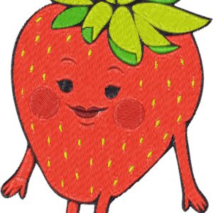 Strawberry Embroidery Design, 7 sizes, Machine Embroidery Design, Strawberry shapes Design, Instant