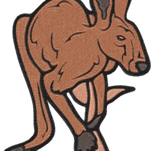 Kangaroo Design, 7 sizes, Machine Embroidery Design, Kangaroo shapes Design, Instant