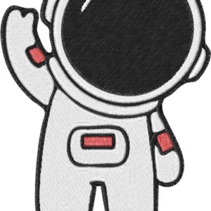 Spaceman Design, 7 sizes, Machine Embroidery Design, Spaceman shapes Design, Instant