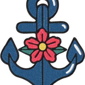 Anchor Embroidery Design, 7 sizes, Machine Embroidery Design, Anchor