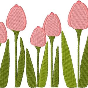 Flowers Embroidery Design, 7 sizes, Machine Embroidery Design, Flowers shapes Design, Instant