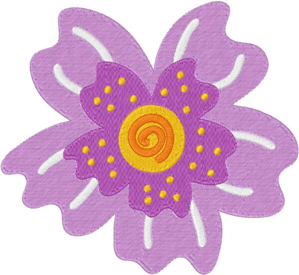 Flower Embroidery Design, 7 sizes, Machine Embroidery Design, Flower