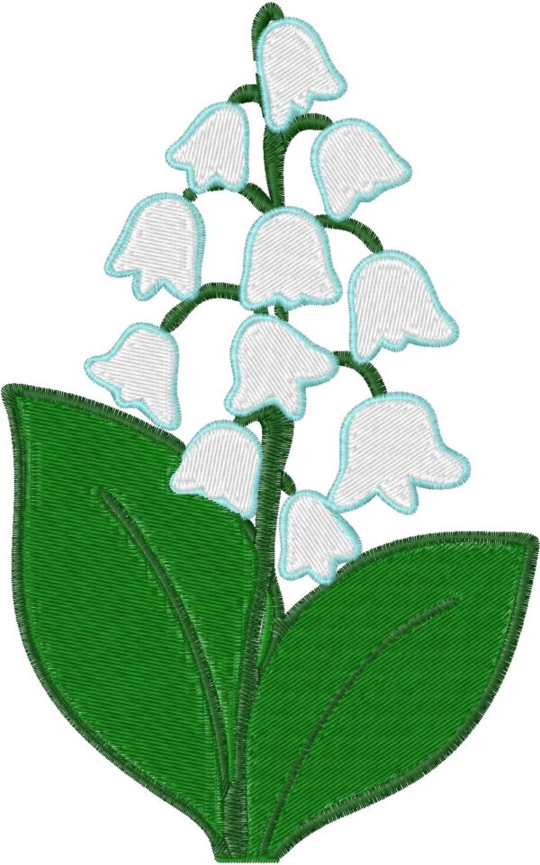 Flower Design, 7 sizes, Machine Embroidery Design, Flower shapes Design, Instant