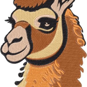 Llama Design, 7 sizes, Machine Embroidery Design, Llama shapes Design, Instant