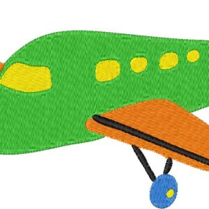 Airplane Embroidery Design, 7 sizes, Machine Embroidery Design, Airplane