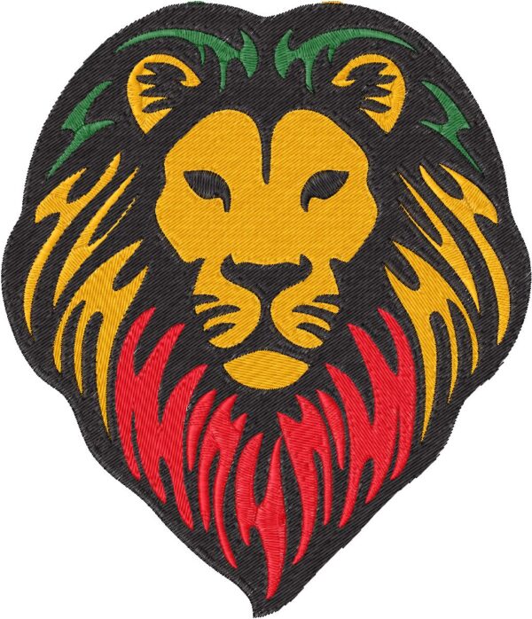 Lion Embroidery Design, 7 sizes, Machine Embroidery Design, Lion shapes Design, Instant
