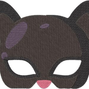 Cat Mask Design, 7 sizes, Machine Embroidery Design, Cat Mask shapes Design, Instant