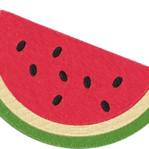 Watermelon Design, 7 sizes, Machine Embroidery Design, Watermelon shapes Design, Instant