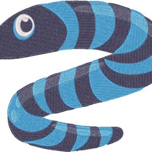 Sea Snake Design, 7 sizes, Machine Embroidery Design, Sea Snake shapes Design, Instant