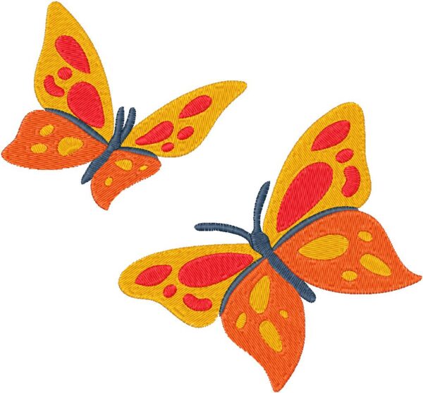Butterflies Embroidery Design, 7 sizes, Machine Embroidery Design, Butterflies shapes Design, Instant