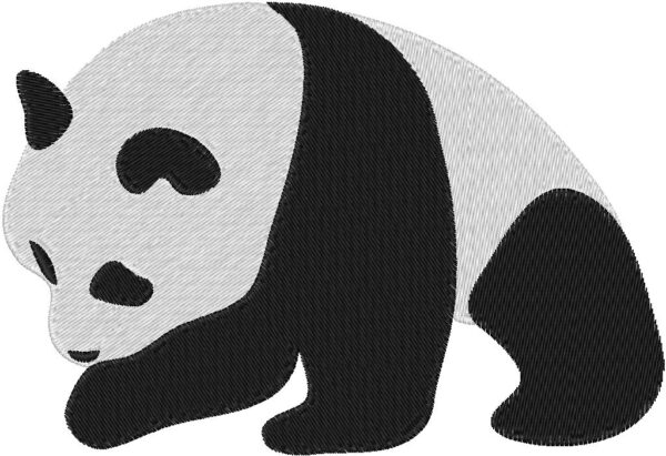 Panda Embroidery Design, 7 sizes, Machine Embroidery Design, Panda