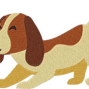 Dog Embroidery Design, 7 sizes, Machine Embroidery Design, Dog shapes Design, Instant