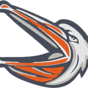 Pelican Embroidery Design, 7 sizes, Machine Embroidery Design, Pelican shapes Design, Instant