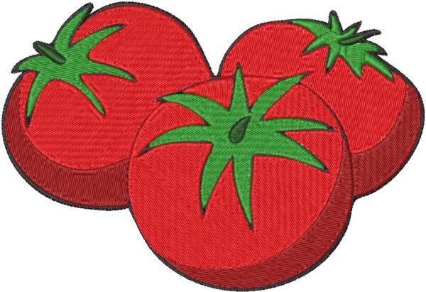 Tomatoes Embroidery Design, 7 sizes, Machine Embroidery Design, Tomatoes
