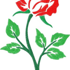 Rose Embroidery Design, 7 sizes, Machine Embroidery Design, Rose shapes Design, Instant