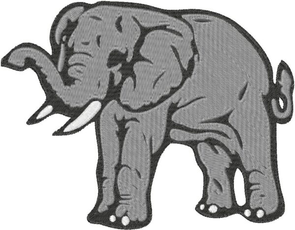 Elephant Embroidery Design, 7 sizes, Machine Embroidery Design, Elephant