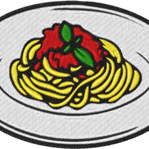 Spaghetti Design, 7 sizes, Machine Embroidery Design, Spaghetti shapes Design, Instant