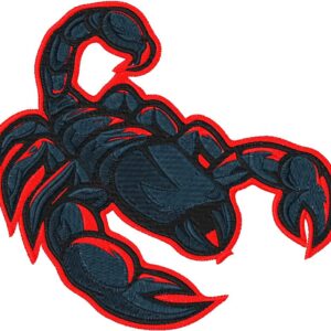 Scorpio Design, 7 sizes, Machine Embroidery Design, Scorpio shapes Design, Instant