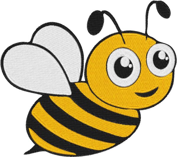 Bee Embroidery Design, 7 sizes, Machine Embroidery Design, Bee