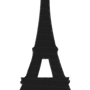 Eiffel Design, 7 sizes, Machine Embroidery Design, Eiffel shapes Design, Instant