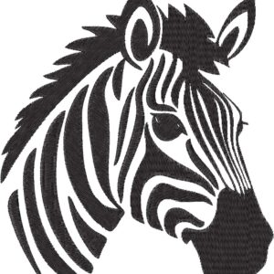 Zebra Design, 7 sizes, Machine Embroidery Design, Zebra shapes Design, Instant