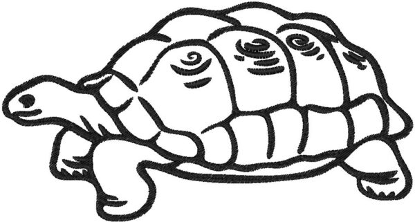 Turtle Embroidery Design, 7 sizes, Machine Embroidery Design, Turtle