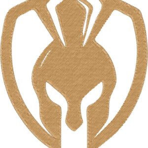 Spartan Helmet Embroidery Design, 3 sizes, Machine Embroidery Design, Spartan Helmet shapes Design, Instant