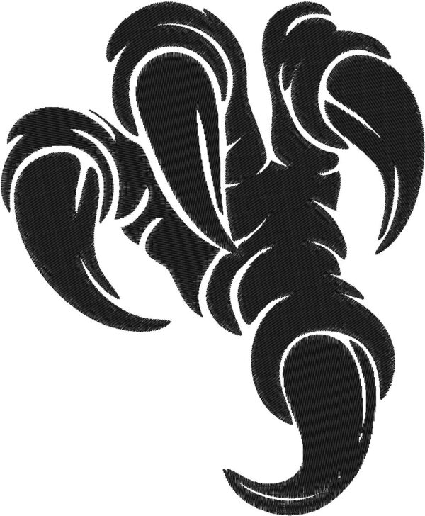 Claws Embroidery Design, 7 sizes, Machine Embroidery Design, Claws